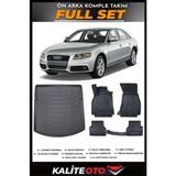Audi A4 Bagaj Havuzu+4.5d Havuzlu Paspas Seti 2013 Model - Siyah