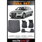 Audi A4 Bagaj Havuzu+4.5d Havuzlu Paspas Seti 2015 Model - Siyah