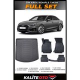 Audi A4 Bagaj Havuzu+4.5d Havuzlu Paspas Seti 2019 Model - Siyah