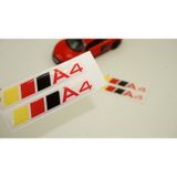 Audi A4 Logo Motor Kapağı Damla Silikon Plaka Logo Arma Amblem Ye