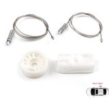 Audi A4 S4 B6 B7 8H7 8He 2002-2009 2-Kapı Cabrio 8H0839398 İçin Elektrikli Arka Sağ Cam Kriko Seti
