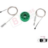 Audi A4 S4 Rs4 B5 8D2 8D5 1994-2002 4/5 Kapı 8D0839462 İçin Elektrikli Arka Sağ Cam Kriko Tamir Seti