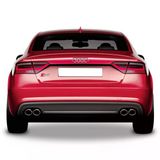 Audi A5 B9 İcin Sportback S5 Arka Tampon Eki - Difuzor (Plastik)