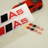 Audi A5 Logo 3M 3D Damla Silikon Torpido Bagaj Çamurluk Logo Ambl