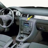 Audi A6 2002-2005 Kırmızı Üçgen Dörtlü Flaşör Düğmesi 4b0941509k