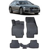 Audi A6 3D Pro Havuzlu Paspas 2018+ A+ Kalite Araca Birebir Uyum Sağlar - Siyah