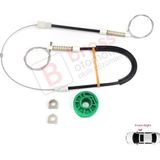 Audi A6 C4 4A 1994-1998 100 C4 4A 4/5 Kapı 4A0837462 İçin Elektrikli Ön Sağ Cam Kriko Tamir Seti