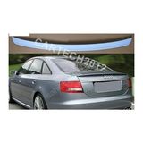 Audi A6 C6 Bagaj Üstü Spoiler Parlak Siyah Boyalı Policarbondur