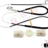 Audi A6 C6 S6 4F 4F2 4F5 2004-2011 4/5 Kapı 4F0837462 İçin Elektrikli Ön Sağ Cam Kriko Tamir Seti