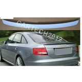 Audi A6 Uyumlu C6 Bagaj Üstü Spoiler Parlak Siyah Boyalı Policarbon