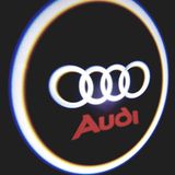 Audi Araçlar İçin Pilli Yapıştırmalı Kapı Altı Led Logo