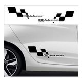 Audi bayraklı Yan kapı Sticker Yapıştırma Etiket