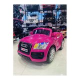 Audi Çocuk Araç Gereçleri Pembe Renk 12 Volt Akülü Araba 0-6 Yaş Mor