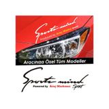 Audi Ford Volkswagen Nissan Mercedes Bmw Fiat Toyota Kia Renault Kişiye Özel Sport Mind Oto Sticker Tüm Araçlar