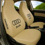 Audi İçin Bej Ön Ve Arka Oto Servis Koltuk Kılıfı Penye Kumaş Koltuk Seti