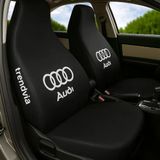 Audi İçin Siyah Ön Ve Arka Oto Servis Koltuk Kılıfı Penye Kumaş Koltuk Seti