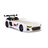 Audi Işıklı Arabalı Yatak, Beyaz, V12