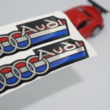 Audi Logo Damla Silikon Torpido Çamurluk Yanı Sticker