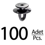 Audi Mitsubishi VW için İç Döşeme Klips - 100 Adet