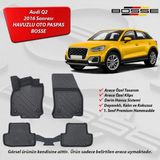 Audi Q2 Paspas Araca Özel 2016 2025 Arası BOSSE 3D Havuzlu Oto Paspas - Siyah