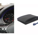 Audi Q3 Siyah Direksiyon Kılıfı