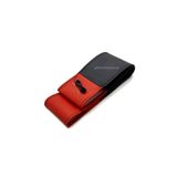 Audi Q3 Uyumlu Dikmeli Direksiyon Kilifi Iki Renkli Kirmizi-Siyah