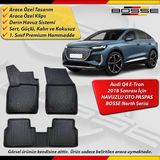 Audi Q4 E-Tron Paspas Araca Özel 2018 Sonrası Derin Havuzlu Bosse North Serisi - Siyah
