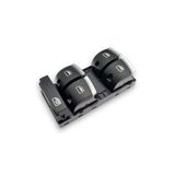 Audi Q7 2010-2015 Sol Ön Kapı Dörtlü Cam Düğmesi Krom 4F0959851H