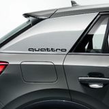 Audi Quattro Yan Çamurluk Yazısı Sticker Oto Etiket 2 Adet