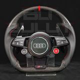 Audi R8 Direksiyon Butonlu Carbon Orjinal Hava Yastık Ve Logolu