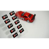 Audi Rs Logo 3d Cam Açma Torpido Konsol Ayna Çıkartma Seti