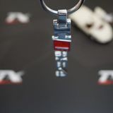 Audi RS4 Logo Çift Yön Krom Metal Stil Anahtarlık