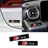 Audi S Line Kapı Kolu Torpido Konsol Ayna Damla Silikon Araba Oto Sticker Etiket Yapıştırma