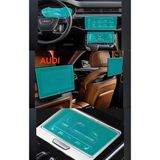 Audi S8 2023-2024 Model Araç Içi Tüm Ekranlar Için Uyumlu 6 Parça Set 9h Nano Ekran Koruyucu