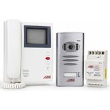 Audio 001390 4” Siyah Beyaz Görüntülü Villa Diafon Seti | Kamera + Monitör + Adaptör Dahil - Kamera + Monitör + Adaptör Set