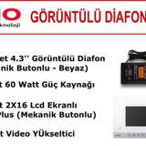 AUDIO 16 Daire Görüntülü Diafon Paketi