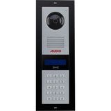 Audio 3003-ŞİFRELİ Mekanik Butonlu Dijital Zil Paneli 2 Satır Ekran Kart Okuyuculu