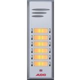 Audio Basic Hopörlörlü Yan Sıra Çift Butonlu Zil Paneli 12 li