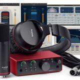 AudioDeluxe Focusrite Scarlett Solo Studio (4. Nesil) USB Ses Arabirimi ve Dalgalar Müzisyenleri 2 Paketi
