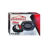 AUDİOMAX AUDİMAX Mx-698 1200 Watt Tweeter’li 6X9 Oto Oval Hoparlör Modeli 2 Adet Kapaklı