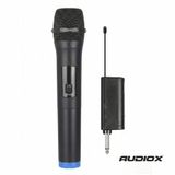 Audıox Tm-100 Şarjlı Uhf Telsiz El Mikrofonu - Kablosuz Mikrofon, 6.35 Mm Jak Alıcılı, 3.5 Mm Uyumlu, Sahne, Karaoke, Sunum Ve Anons Uyumlu