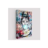 Audrey Hepburn Graffiti Pop Art Duvar Tablosu-6470