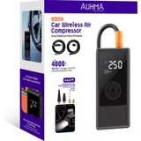 Auhma A6699 Kablosuz Dijital Araç Hava Kompresörü | 150 Psı | 4000Mah | 4 Usb | Lcd Ekranlı & Led Işıklı Şarjlı Şişirme Pompası