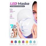 Auhma Ahb-08 Led Yüz Bakım Maskesi 7 Renk Fototerapi Işık Modlu Kablosuz Cilt Bakım Ve Güzellik Mask