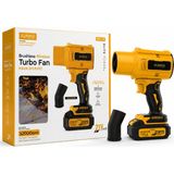 Auhma Ahv-18 Brushless Wireless Turbo Fan 21V Li-Ion Kablosuz Hava Üfleyici | Kömürsüz Motor | Usb-C Şarj | 32.000 Rpm | Araç Kurutma & Toz Temizleme