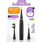 Auhma AMF14 Ultrasonik Diş Temizleme Cihazı Siyah | 42.000 Titreşim/dk | 5 Mod | Ipx8 Su Geçirmez | Type-C Şarj | Diş Taşı Temizleyici & Plak Temizleme Seti