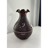 Auhma Aph-04-1 Kahve Ahşap Aromaterapi Rgb Hava Nemlendirici 130 ml - Çok Renkli