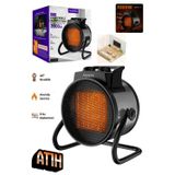 AUHMA AT1H 3000W Elektrikli Isıtıcı Fan – 3 Kademeli Ayar, Sessiz PTC Isıtma Teknolojisi
