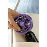Auhma Aufn19 5 Kademeli Güçlü El Fanı Mini Fan – Şarjlı Taşınabilir Mini Vantilatör, Dijital Ekranlı, Sessiz Çalışma, Uzun Pil Ömrü,