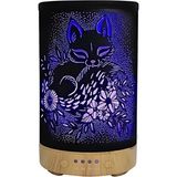 Auhma Aus-02 - 200ML , Aromaterapili Aydınlatmalı , Hava Nemlendirici - Lacivert